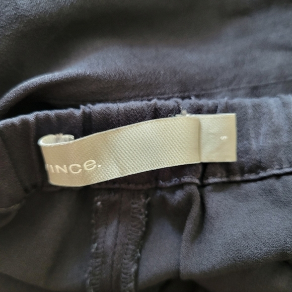 Vince Satin Navy Blue Lounge Pants Jogger Size Small - Picture 8 of 9